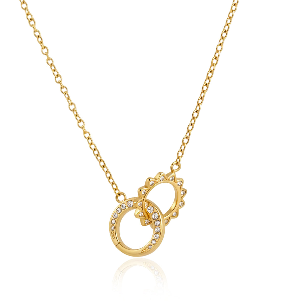 Solstice Interlocking Circles Necklace