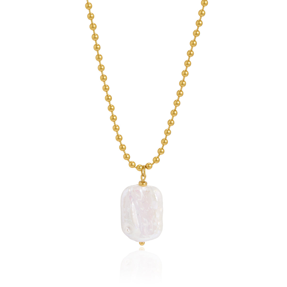 Lumen Baroque Pearl Pendant Necklace