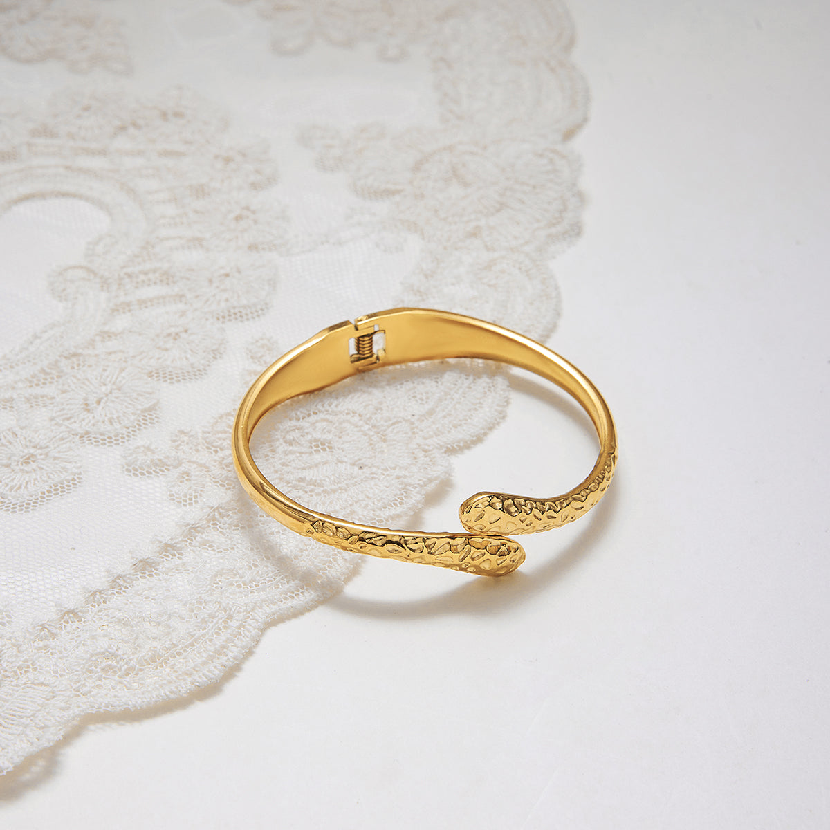 Sirocco Hammered Wrap Bracelet