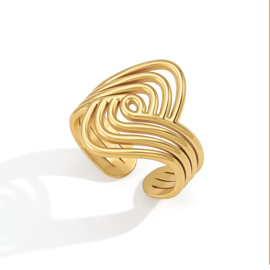 Solstice Linear Open Ring