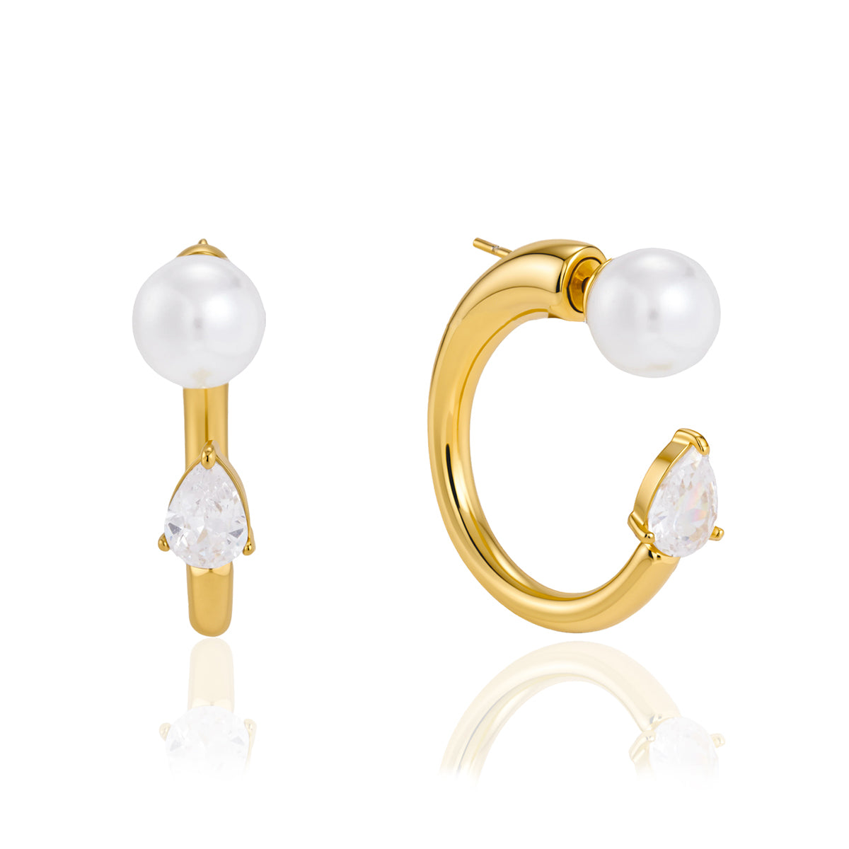 Isla Pearl Ear Jacket Earrings
