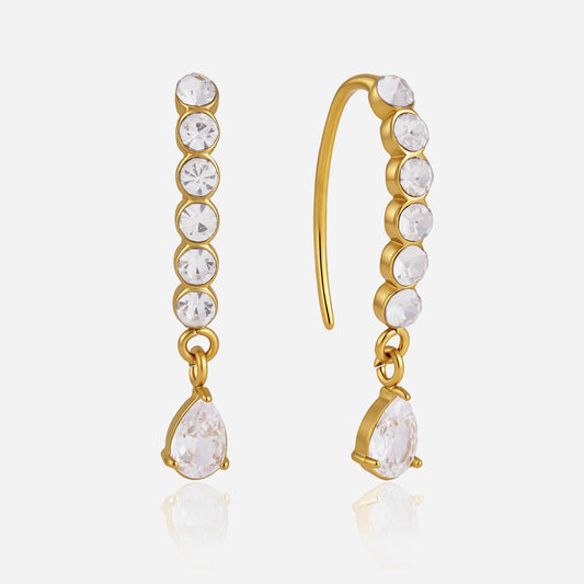 Tramontana Zircon Line Drop Earrings