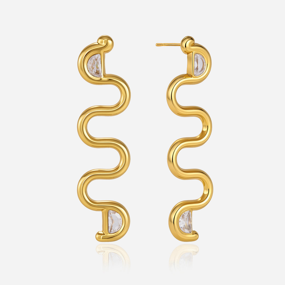 Riviera Ripple Drop Earrings
