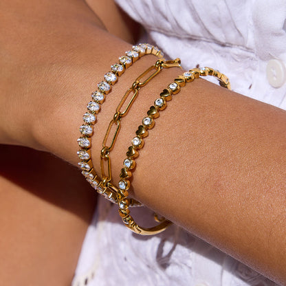 Dune Blush Tennis Bracelet
