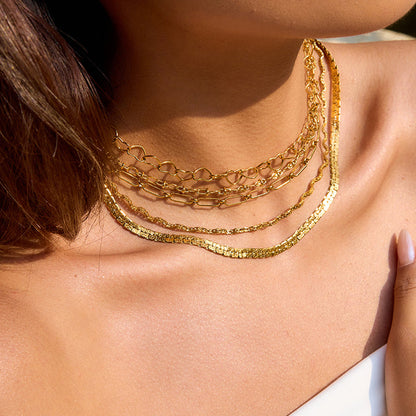 Levante Paperclip Link Necklace