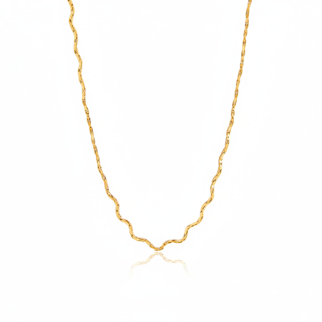 Tramontana Rippled Link Necklace