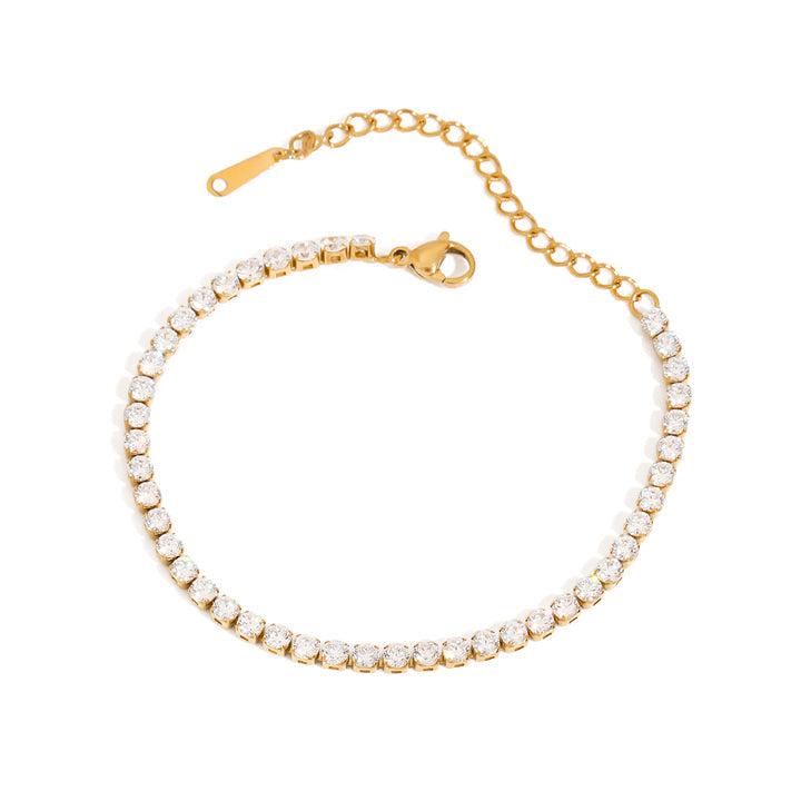 Zephyr Round-Cut Tennis Bracelet
