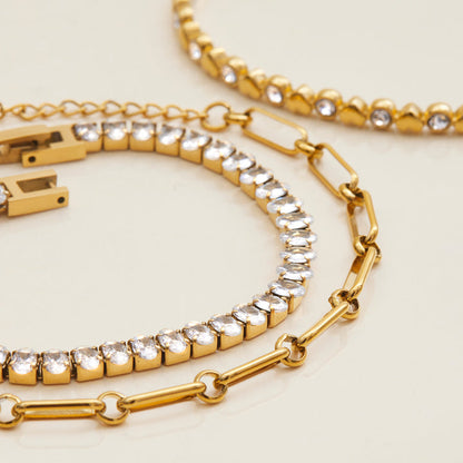 Dune Blush Tennis Bracelet