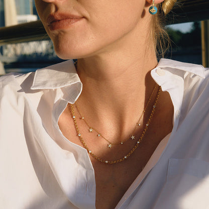 Meltemi Petite Charm Chain Necklace