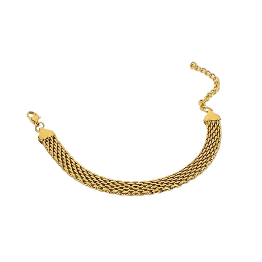 Riviera Woven Mesh Chain Bracelet