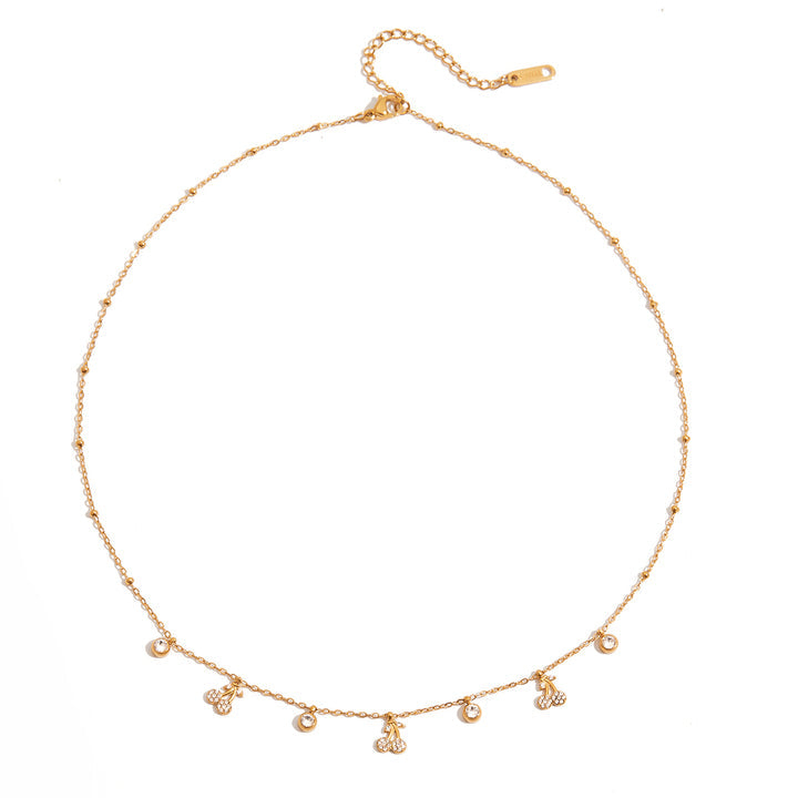 Riviera Cherry Charm Necklace