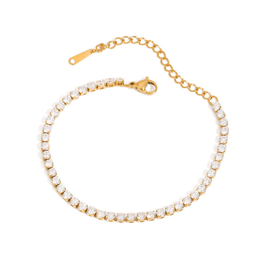 Zephyr Round-Cut Tennis Bracelet