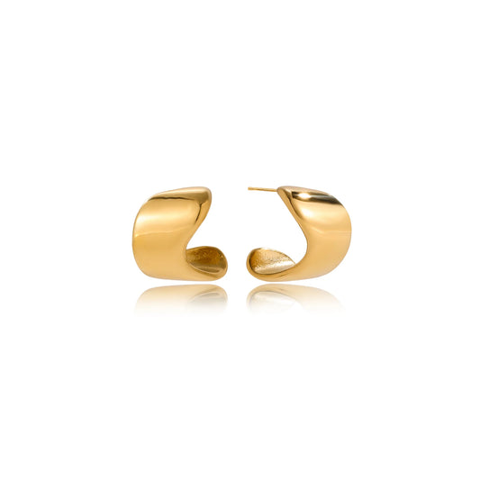 Levanter Polished Chunky Hoop Earrings