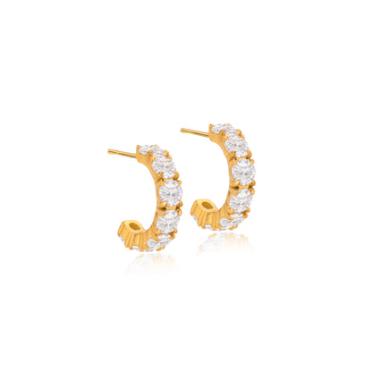 Tramontana Zirconia Hoop Earrings
