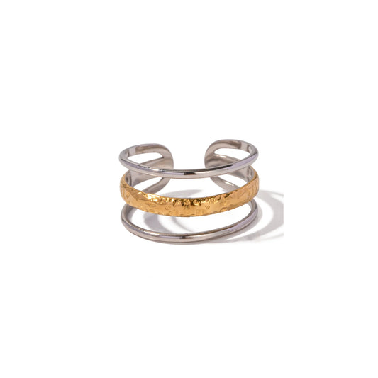 Driftwood Triple Band Open Ring