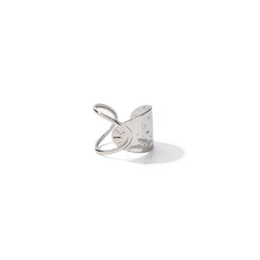 Tramontana Hammered Wide Band Ring